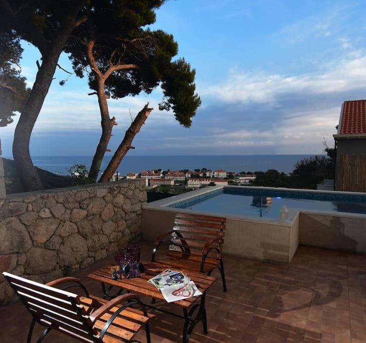 Wave N' Sea Apartment With A Private Pool Dubrovnik Kültér fotó